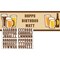 Party Central Pack of 6 Brown Cheers and Beers Themed Giant Party Banners 11.5"